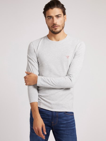 Szürke Szupervékony Hosszú Ujjú Póló Hiszem