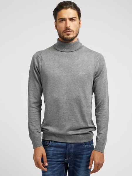 Hiszem Teknős Nyakú Pulóver Szürke