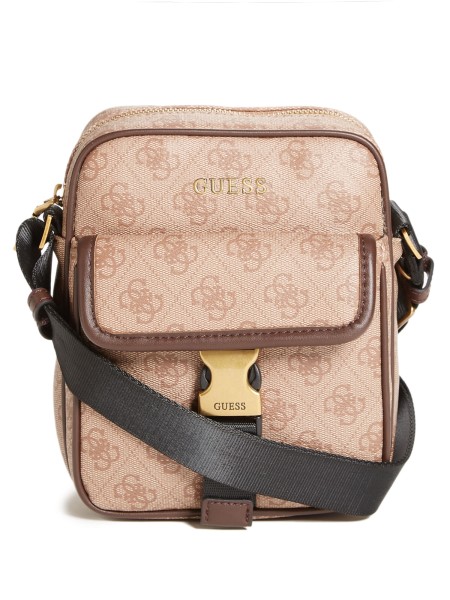 Guess Vezzola 4g Logós Mini Crossbody Táska Barna
