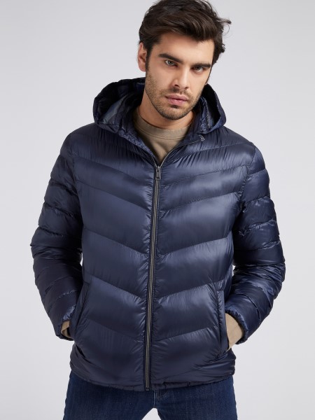 Hiszem Bélelt Kabát Kék