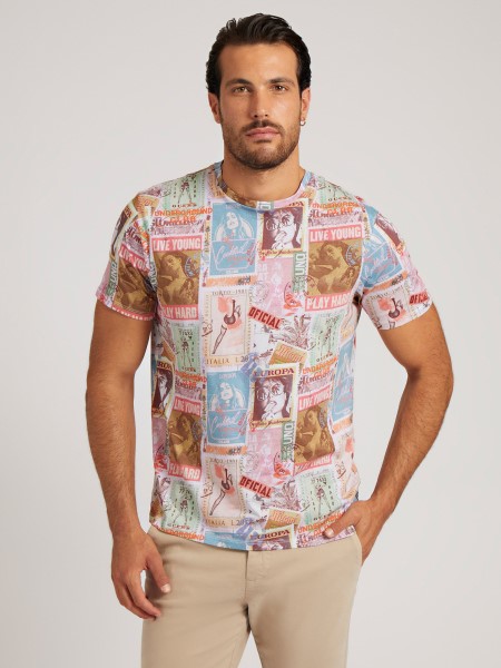 Az Egész Nyomtatott Póló Fehér Multi Hiszem