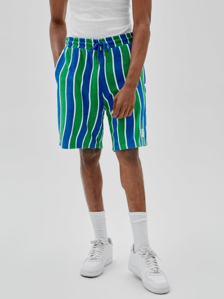 Hiszem, Zöld, Többcsíkos Rövidnadrág