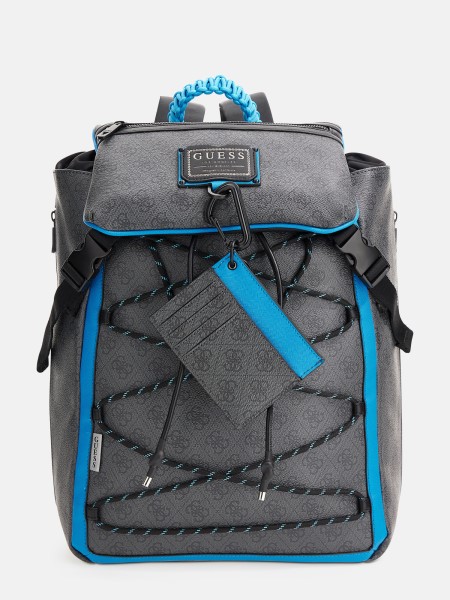 Salameda 4g Logós Hátizsák Guess Fekete Multi