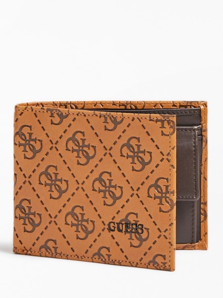 Hiszem Barna Vezzola Dombornyomott 4g Logós Pénztárca