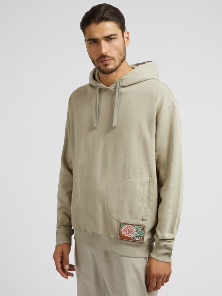 Hiszem, Hátul Nyomott Pulóver Szürke