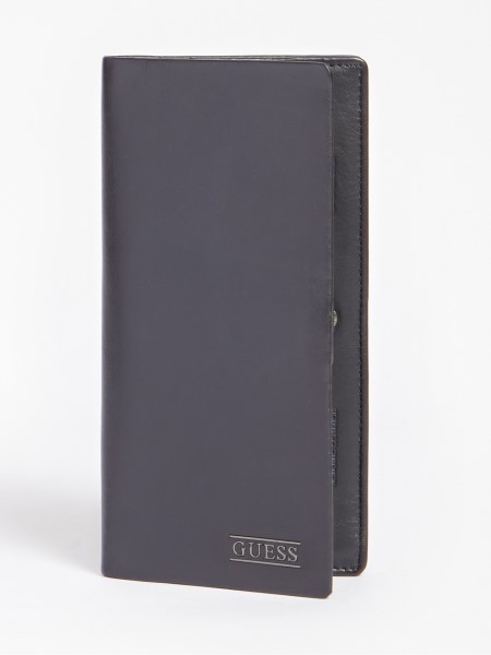 Kék Tipp új Boston Valódi Bőr Pénztárca