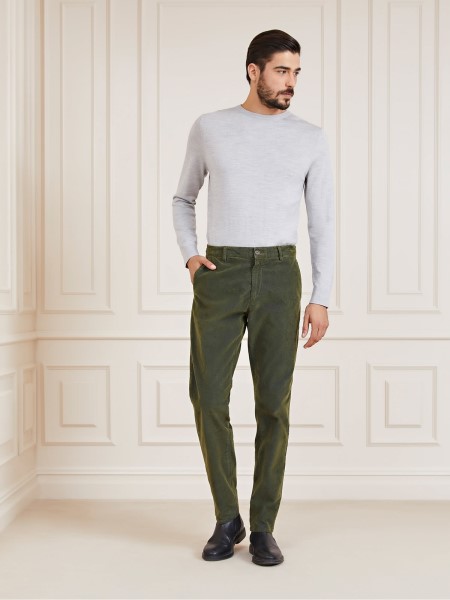 Marciano Slim Fit Nadrág Tip Zöld