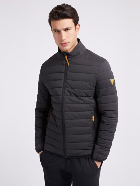 Hiszem Steppelt Szélkabát Fekete