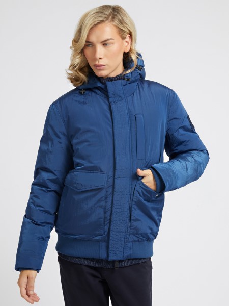 Hiszem Nylon Puffer Kék