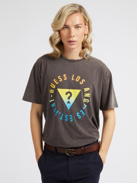 Elülső Logós Póló Hiszem Fekete Multi