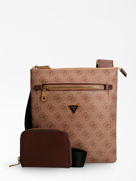 Bézs Vezzola 4g Logós Mini Crossbody Tip