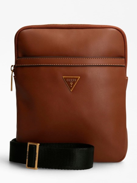 Barna Guess Scala Mini Crossbody Táska