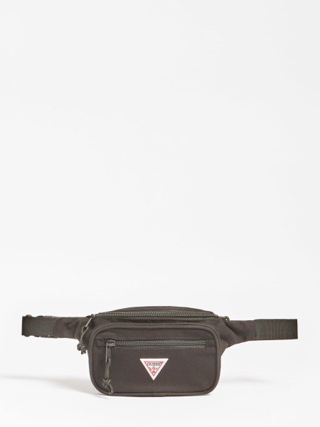 Háromszög Logós övtáska Hiszem Fekete