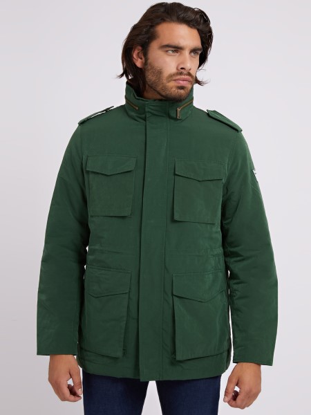 Zöld Elülső Zsebek Mezőkabát Hiszem