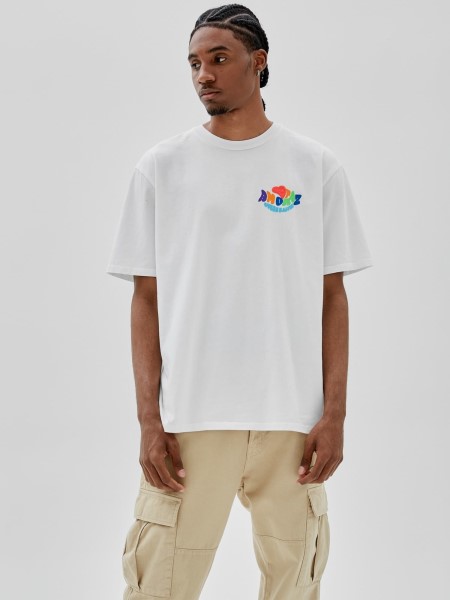 Fehér Tippelhető Visszanyomott Póló