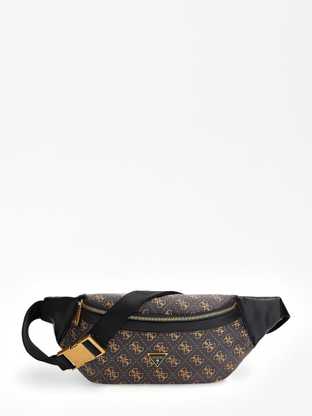 Barna Guess Vezzola 4g Logós övtáska