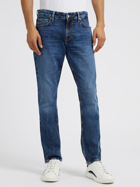 új Guess Kék Karcsúsított Farmer Nadrág