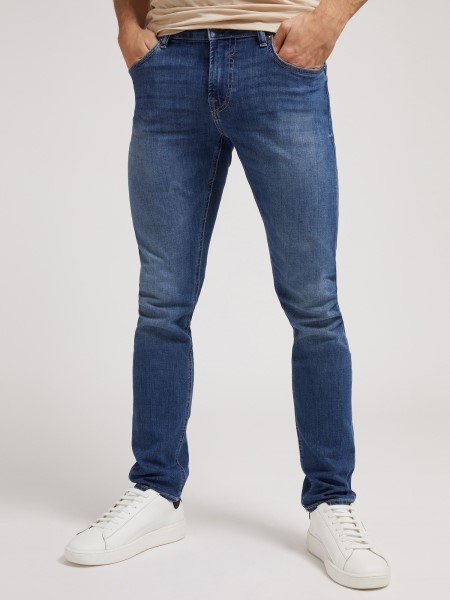 Kék Skinny Fit Farmer Nadrág Tip Trend