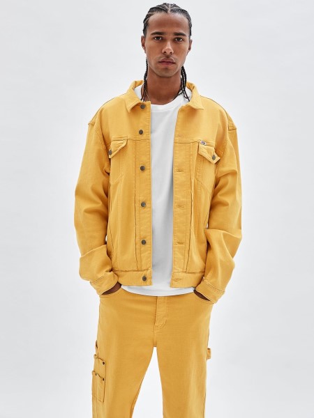 Sárga Guess Normál Szabású Farmerdzseki