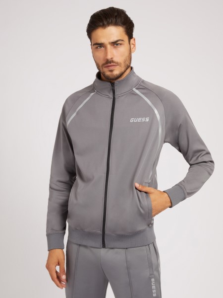 Elülső Logós Pulóver Szürke Tipp