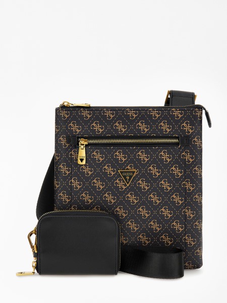 Vezzola Smart 4g Logós Crossbody Bag Hiszem Barna