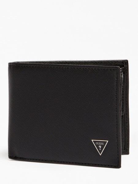 Certosa Saffiano Pénztárca Fekete Találgatás