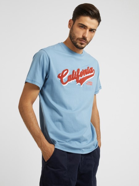 Kék Elől Hímzett Póló Tipp