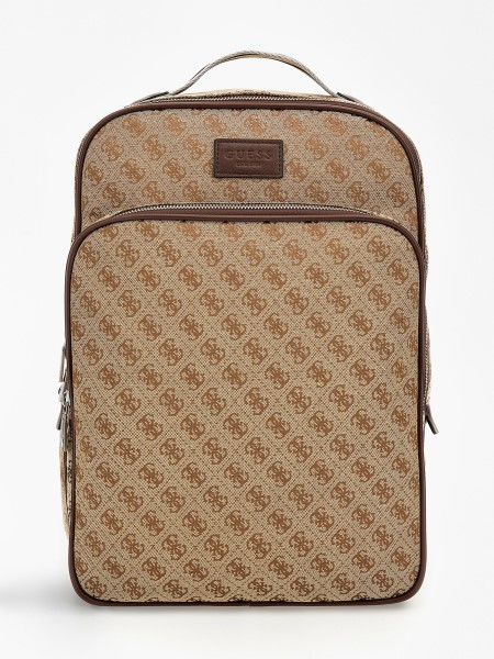 Guess Bézs Strave 4g Logós Hátizsák