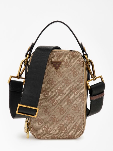 Vice Smart 4g Logó Crossbody Bag Guess Bézs