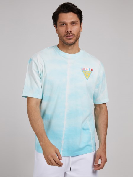 Hiszem Kék Több Nyakkendős Zászlós Logós Póló