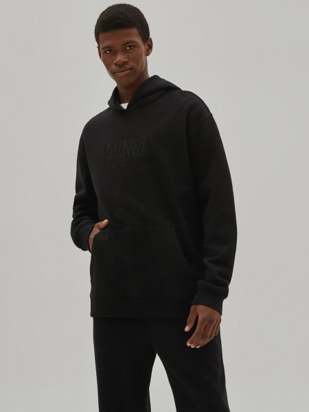 Fekete Kapucnis Pulóver Tipp