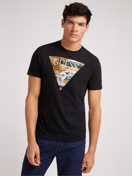 Háromszög Logós Póló Fekete Tippelj új Trendet