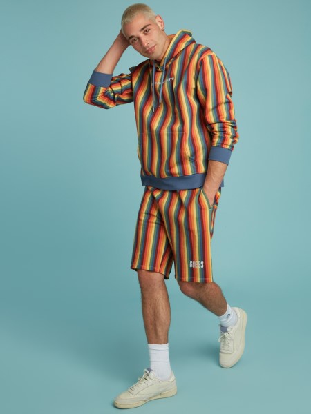 Hiszem Csíkos Rövidnadrág Többszínű Minta