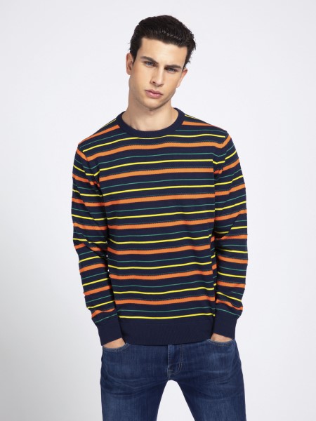 Narancssárga árnyalatú Pamut Pulóver