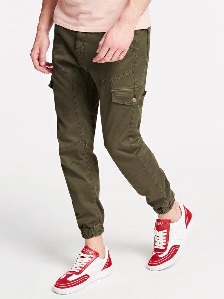 Zöld Karcsú Szabású Nadrág Tip