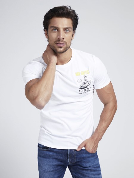 Trend Fehér Elülső Mintás Póló Találj új Trendet