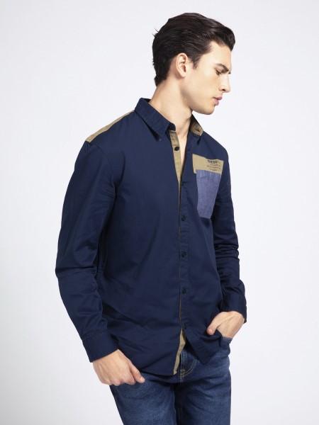 Normál Szabású Ing Tipp Kék Multi