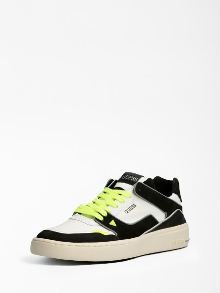 Fehér Guess Verona Kontrasztos Betétes Tornacipő