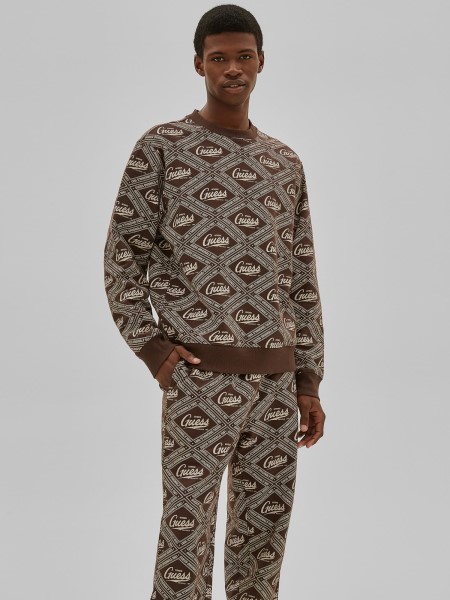 Hiszem, Barna Multi Minden Logós Pulóver