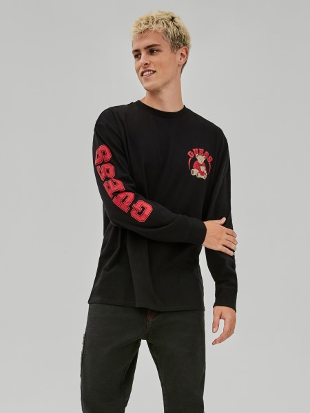 Gondolom Elöl-logós Póló Fekete