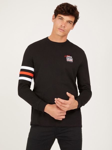 Gondolom Fekete Hosszú Ujjú Póló