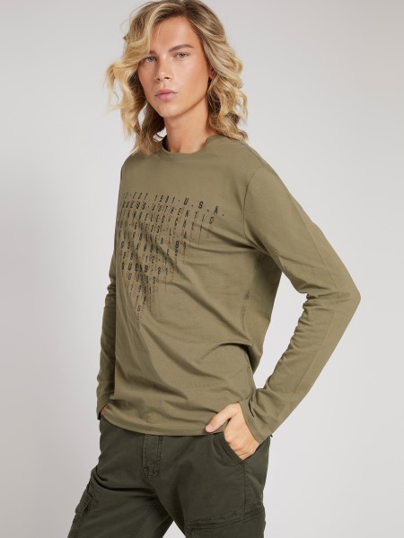 Hiszem, Zöld Elülső Mintás Póló