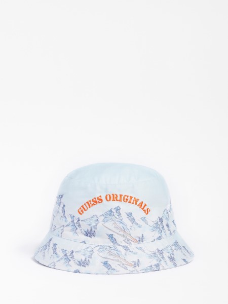 Fehér Multi Guess Maxi Print Sapka