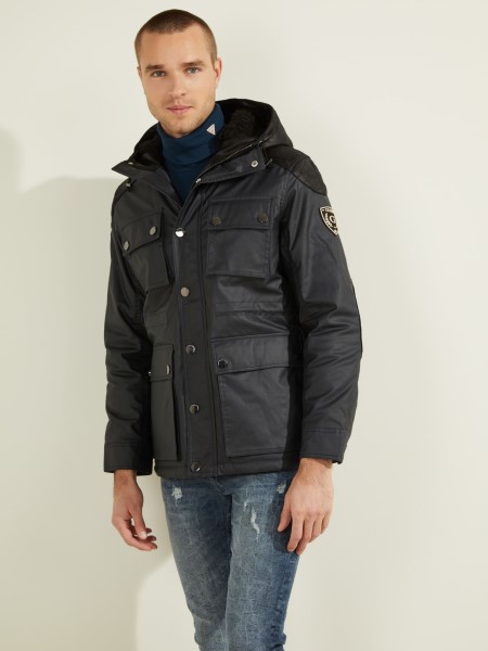 Kék Guess Több Zsebes Kabát