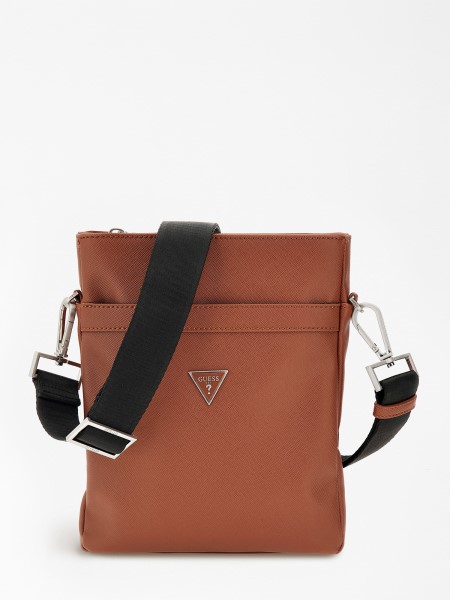 Hiszem Barna Certosa Saffiano Crossbody Táska