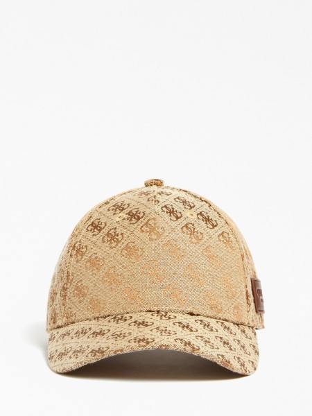 Bézs Guess Strave 4g Logós Sapka