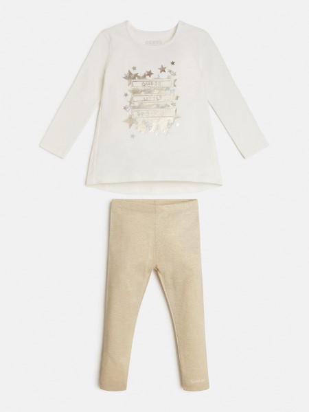 Póló és Leggings Meg Fehér Hiszem