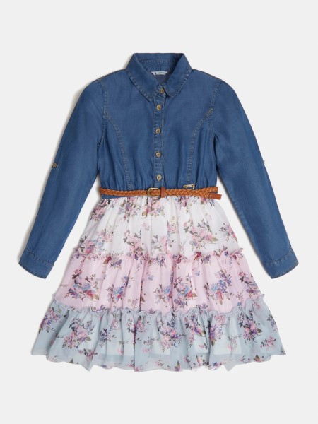 Hiszem Farmer Ruha Kék Multi