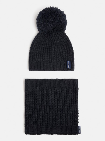 Hiszem, Kék Sapka és Sál Készlet