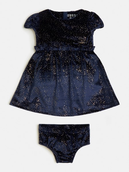 Kék Velúr Ruha és Bugyi Meg Hiszem